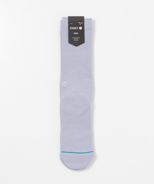 STANCE(スタンス)の「STANCE SOCKS ICON(ソックス/靴下・メンズ・ホワイト/ブラック/グレー/ミント/パープル/オレンジ/グリーン/レッド系その他/カーキ/グリーン系その他/ピンク系その他/オレンジ系その他/ボルドー/イエロー系その他/ブルー系その他・LARGE/SMALL)」の10枚目の写真
