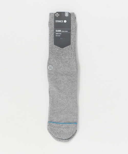 STANCE(スタンス)の「STANCE SOCKS ICON(ソックス/靴下・メンズ・ホワイト/ブラック/グレー/ミント/パープル/オレンジ/グリーン/レッド系その他/カーキ/グリーン系その他/ピンク系その他/オレンジ系その他/ボルドー/イエロー系その他/ブルー系その他・LARGE/SMALL)」の3枚目の写真