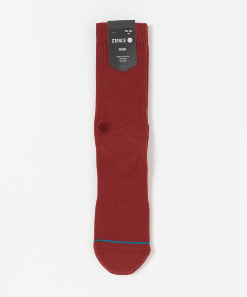 STANCE(スタンス)の「STANCE SOCKS ICON(ソックス/靴下・メンズ・ホワイト/ブラック/グレー/ミント/パープル/オレンジ/グリーン/レッド系その他/カーキ/グリーン系その他/ピンク系その他/オレンジ系その他/ボルドー/イエロー系その他/ブルー系その他・LARGE/SMALL)」の12枚目の写真