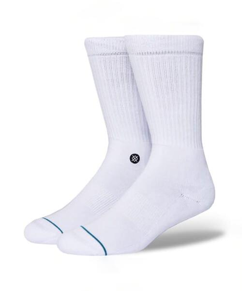 STANCE(スタンス)の「STANCE SOCKS ICON(ソックス/靴下・メンズ・ホワイト/ブラック/グレー/ミント/パープル/オレンジ/グリーン/レッド系その他/カーキ/グリーン系その他/ピンク系その他/オレンジ系その他/ボルドー/イエロー系その他/ブルー系その他・LARGE/SMALL)」の17枚目の写真