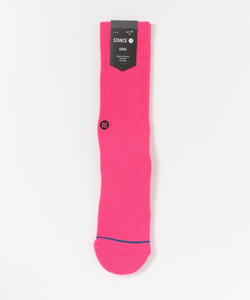 STANCE(スタンス)の「STANCE SOCKS ICON(ソックス/靴下・メンズ・ホワイト/ブラック/グレー/ミント/パープル/オレンジ/グリーン/レッド系その他/カーキ/グリーン系その他/ピンク系その他/オレンジ系その他/ボルドー/イエロー系その他/ブルー系その他・LARGE/SMALL)」の11枚目の写真