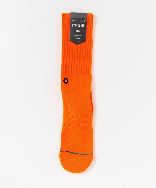 STANCE(スタンス)の「STANCE SOCKS ICON(ソックス/靴下・メンズ・ホワイト/ブラック/グレー/ミント/パープル/オレンジ/グリーン/レッド系その他/カーキ/グリーン系その他/ピンク系その他/オレンジ系その他/ボルドー/イエロー系その他/ブルー系その他・LARGE/SMALL)」の15枚目の写真
