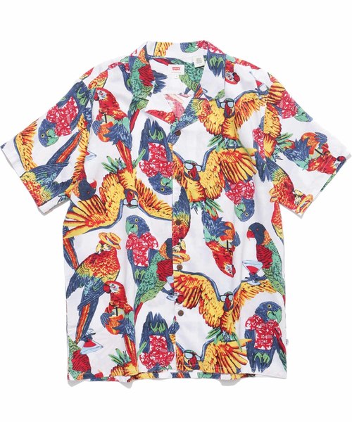 Levi's(リーバイス)の「オープンカラーシャツ PARROTS BRILLIANT WHITE PRINT(シャツ/ブラウス・メンズ・マルチ・L/M/S/XL)」の7枚目の写真