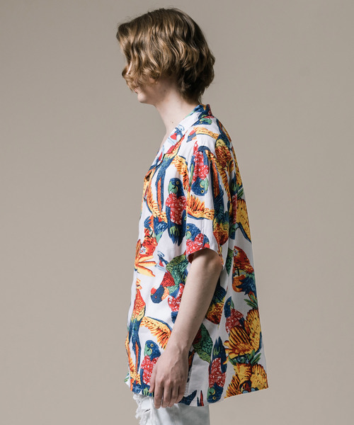 Levi's(リーバイス)の「オープンカラーシャツ PARROTS BRILLIANT WHITE PRINT(シャツ/ブラウス・メンズ・マルチ・L/M/S/XL)」の10枚目の写真