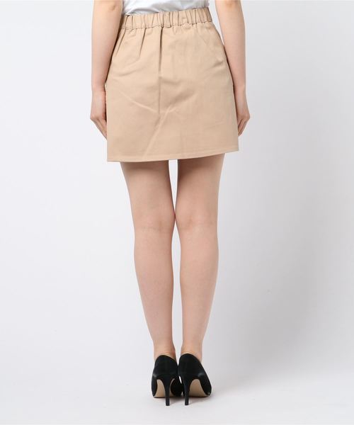 DING（ディング）の「DING/ステッチスカート（スカート・レディース・ブラック/ベージュ・FREE）」の3枚目の写真