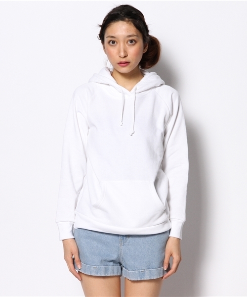 Kastane（カスタネ）の「【Kastane】フードスウェット（パーカー・レディース・ホワイト/ネイビー・LARGE）」の8枚目の写真