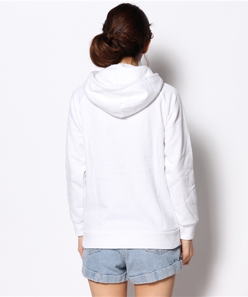 Kastane（カスタネ）の「【Kastane】フードスウェット（パーカー・レディース・ホワイト/ネイビー・LARGE）」の3枚目の写真