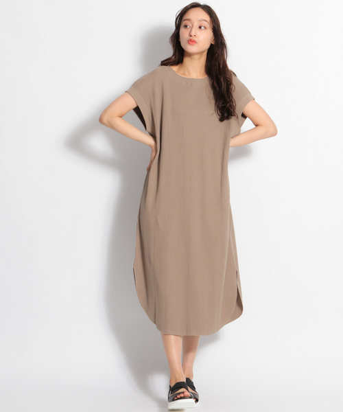 niko and...（ニコアンド）の「2WAYヘンリーワンピース（ワンピース・レディース・オフホワイト/グリーン/モカ・FREE）」の5枚目の写真