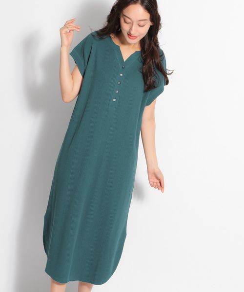 niko and...（ニコアンド）の「2WAYヘンリーワンピース（ワンピース・レディース・オフホワイト/グリーン/モカ・FREE）」の21枚目の写真