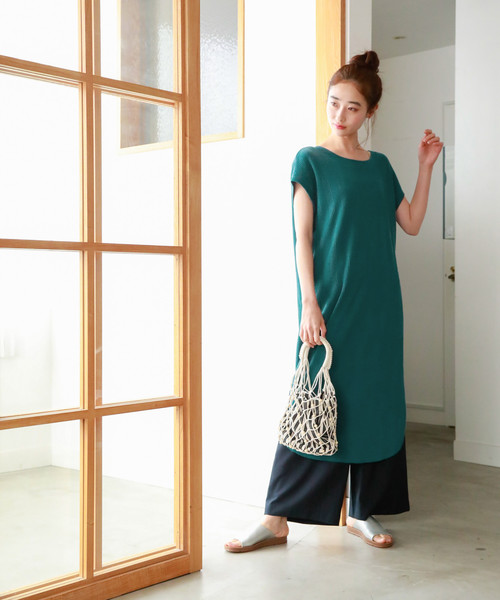 niko and...（ニコアンド）の「2WAYヘンリーワンピース（ワンピース・レディース・オフホワイト/グリーン/モカ・FREE）」の17枚目の写真