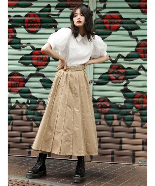 jouetie(ジュエティ)の「チュールレイヤードブラウス(シャツ/ブラウス・レディース・ブルー/オフホワイト/ブラック・MEDIUM)」の5枚目の写真