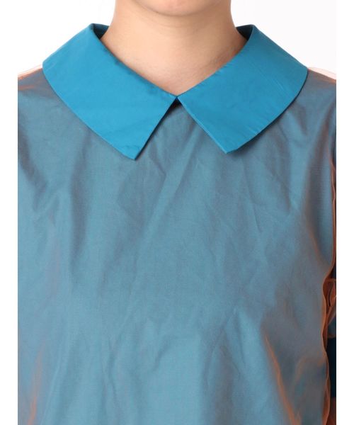 jouetie(ジュエティ)の「チュールレイヤードブラウス(シャツ/ブラウス・レディース・ブルー/オフホワイト/ブラック・MEDIUM)」の14枚目の写真