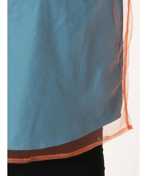 jouetie(ジュエティ)の「チュールレイヤードブラウス(シャツ/ブラウス・レディース・ブルー/オフホワイト/ブラック・MEDIUM)」の12枚目の写真