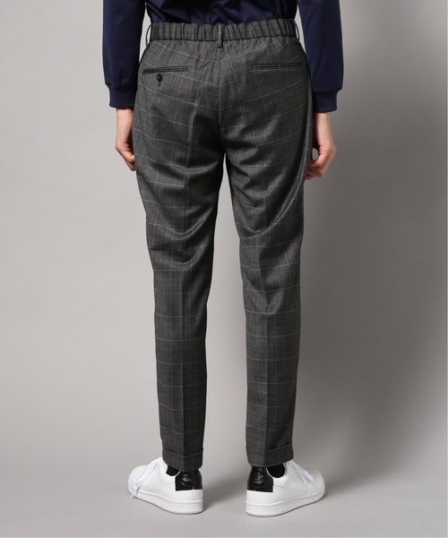 EDIFICE（エディフィス）の「ペンチェック イージーテーパードパンツ（スラックス・メンズ・チャコールグレー/ブラウン/チョコ・SMALL/MEDIUM/LARGE）」の7枚目の写真
