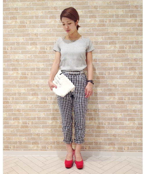 Chico（チコ）の「ハイウエストロングPT（その他パンツ・レディース・ブラック/ダークブルー/ネイビー/ホワイト・FREE）」の3枚目の写真