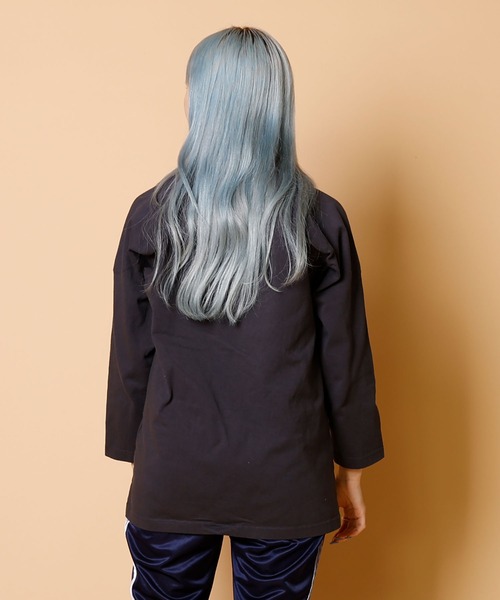 WALLA WALLA SPORT（ワラワラスポーツ）の「9oz 3/4 FOOTBALL TEE / 9オンス 3/4フットボールＴ（Tシャツ/カットソー・メンズ・チャコールグレー/ブラック/インディゴブルー/ホワイト/ネイビー/モカ/アイボリー/グリーン系その他/ブラック系その他/ダークカーキ/グリーン系その他2/バイオレット/ブルー系その他/イエロー系その他/ピンクベージュ/モーブ系/レッド系その他/グリーン系その他3・SMALL/MEDIUM/LARGE/X-LARGE/XX-LARGE）」の19枚目の写真