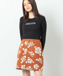 Piko（ピコ）の「∴WEGO/【セットアップ対応商品】PIKOコラボ総柄タイトミニスカート（スカート・キッズ）」