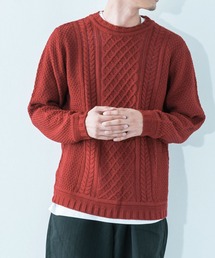 メンズのニット セーター レッド 赤色系 ファッション通販 Zozotown