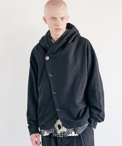 rehacer : Slack Hooded Cardigan / スラック フーデッド カーディガン