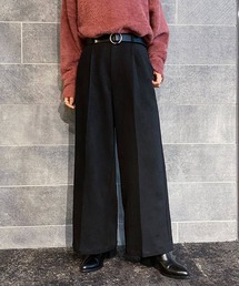 PAGEBOY | ヘリンボーンワイドパンツ(その他パンツ)