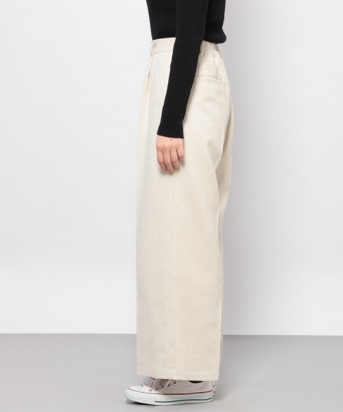 PAGEBOY（ページボーイ）の「ヘリンボーンワイドパンツ（その他パンツ・レディース・ブラック/ダークブラウン/オフホワイト・FREE）」の11枚目の写真