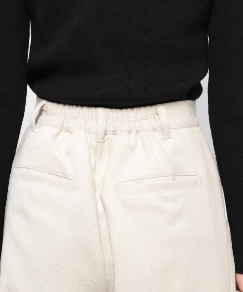 PAGEBOY（ページボーイ）の「ヘリンボーンワイドパンツ（その他パンツ・レディース・ブラック/ダークブラウン/オフホワイト・FREE）」の15枚目の写真