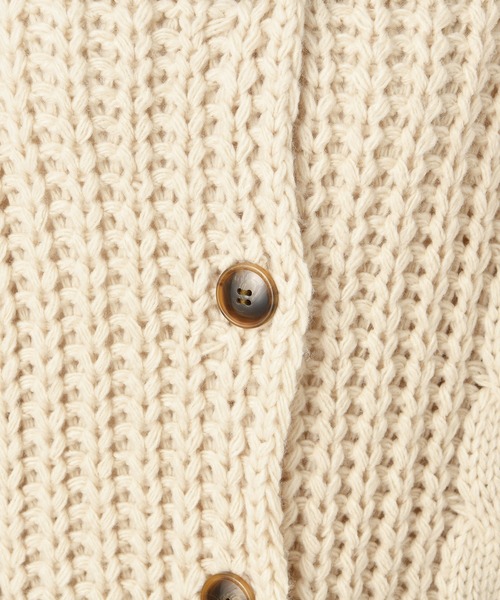 one after another NICE CLAUP(ワンアフターアナザーナイスクラップ)の「ローゲージニットカーディガン(カーディガン/ボレロ・レディース・ベージュ/ブラウン/カーキ/アイボリー・FREE)」の14枚目の写真
