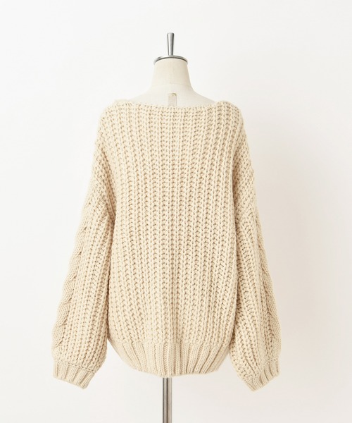 one after another NICE CLAUP(ワンアフターアナザーナイスクラップ)の「ローゲージニットカーディガン(カーディガン/ボレロ・レディース・ベージュ/ブラウン/カーキ/アイボリー・FREE)」の22枚目の写真