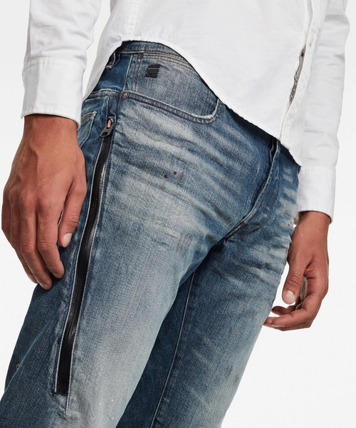 G-STAR(ジースター)の「CITISHIELD 3D SLIM TAPERED JEANS/テーパード(デニムパンツ・メンズ・インディゴブルー・28/32/29/32/30/32/32/32/31/32/34/32/32/30/33/32/30/30/34/30/36/32/31/30/33/30)」の4枚目の写真