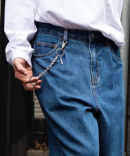 WEGO(ウィゴー)の「WEGO/アズキチェーンキーリング(キーホルダー・メンズ・シルバー・FREE)」の1枚目の写真