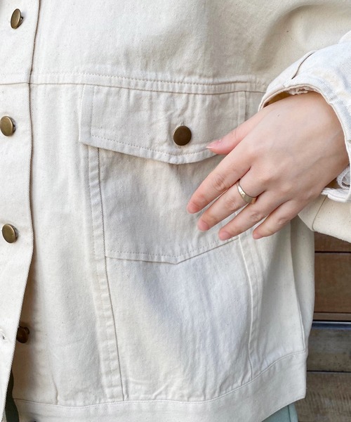 apres jour(アプレジュール)の「ツイル袖ボリュームブルゾン【ZOZOTOWN限定アイテム】(ブルゾン・レディース・ブラック/アイボリー/モカ・フリー)」の20枚目の写真