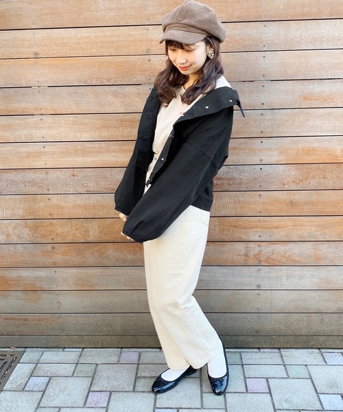 apres jour(アプレジュール)の「ツイル袖ボリュームブルゾン【ZOZOTOWN限定アイテム】(ブルゾン・レディース・ブラック/アイボリー/モカ・フリー)」の17枚目の写真