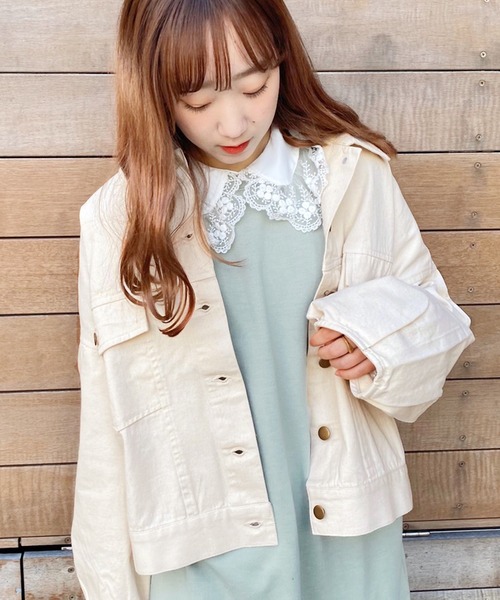 apres jour(アプレジュール)の「ツイル袖ボリュームブルゾン【ZOZOTOWN限定アイテム】(ブルゾン・レディース・ブラック/アイボリー/モカ・フリー)」の8枚目の写真