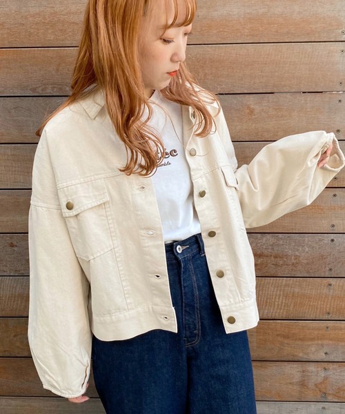 apres jour(アプレジュール)の「ツイル袖ボリュームブルゾン【ZOZOTOWN限定アイテム】(ブルゾン・レディース・ブラック/アイボリー/モカ・フリー)」の5枚目の写真