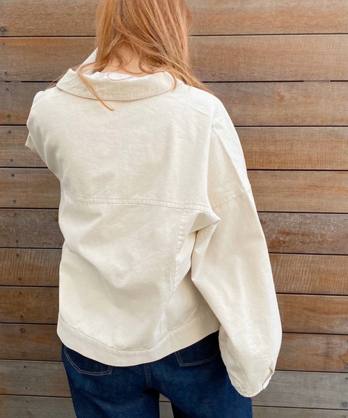 apres jour(アプレジュール)の「ツイル袖ボリュームブルゾン【ZOZOTOWN限定アイテム】(ブルゾン・レディース・ブラック/アイボリー/モカ・フリー)」の6枚目の写真