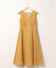 axes femme マリアンヌワンピース イエロー axes femme（アクシーズファム）の「マリアンヌワンピース