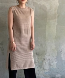 LOWRYS FARM | スカシガラエプロンワンピ　887176(ワンピース)