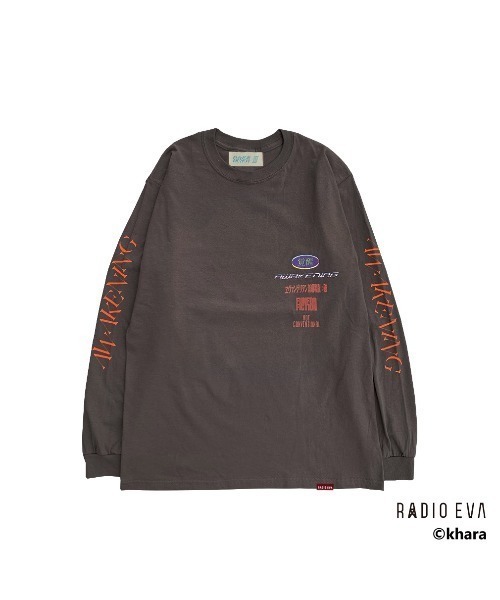 RADIO EVA(ラヂオエヴァ)の「RADIO EVA×FUN/FOR/FICTION×NOT CONVENTIONALコラボ//Unite-01 AWAKENING L/S TEE(Tシャツ/カットソー・レディース・チャコールグレー/ブラック・X-LARGE/LARGE/MEDIUM)」の1枚目の写真