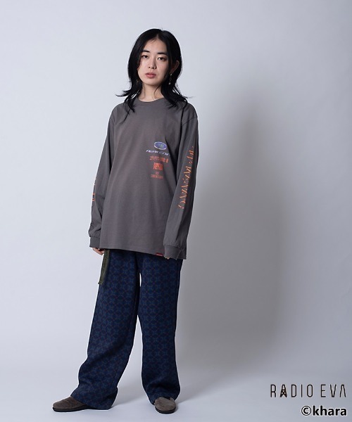 RADIO EVA(ラヂオエヴァ)の「RADIO EVA×FUN/FOR/FICTION×NOT CONVENTIONALコラボ//Unite-01 AWAKENING L/S TEE(Tシャツ/カットソー・レディース・チャコールグレー/ブラック・X-LARGE/LARGE/MEDIUM)」の5枚目の写真