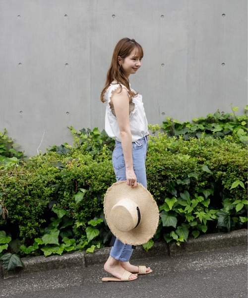 flower(フラワー)の「フラッフィーフリルビスチェ(シャツ/ブラウス・レディース・ホワイト/グレー・FREE)」の17枚目の写真