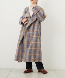 ear PAPILLONNER（イアパピヨネ）の「ブルーチェックコート