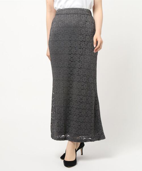 flower（フラワー）の「オータムレーススカート（スカート・レディース・ベージュ/ブラウン・FREE）」の5枚目の写真