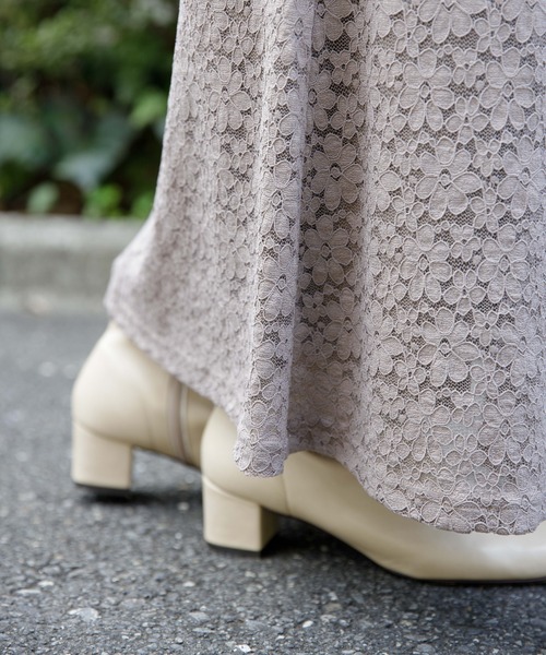 flower（フラワー）の「オータムレーススカート（スカート・レディース・ベージュ/ブラウン・FREE）」の12枚目の写真