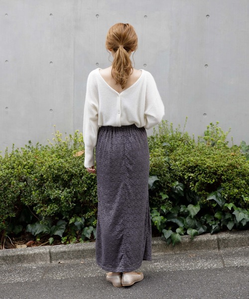 flower（フラワー）の「オータムレーススカート（スカート・レディース・ベージュ/ブラウン・FREE）」の13枚目の写真