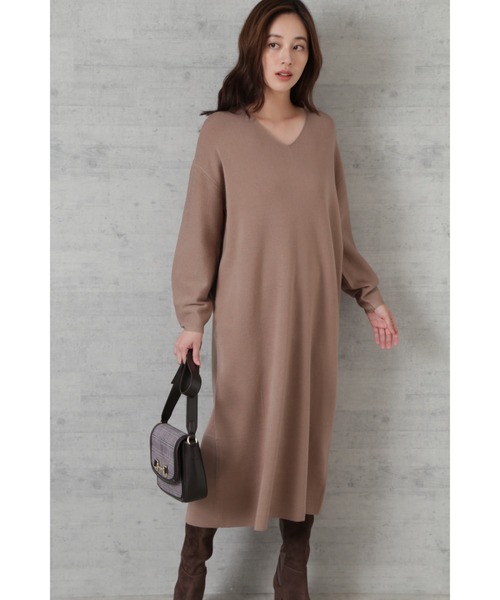 Natural Beauty Basic ナチュラルビューティーベーシック の 総針ニットワンピース ワンピース Wear