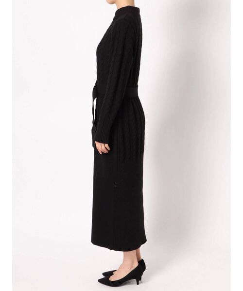 dazzlin（ダズリン）の「ベルトマークケーブルニットワンピース（ワンピース・レディース・ブラウン/ブラック/オフホワイト・FREE）」の21枚目の写真