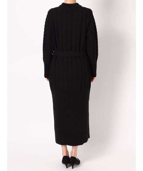 dazzlin（ダズリン）の「ベルトマークケーブルニットワンピース（ワンピース・レディース・ブラウン/ブラック/オフホワイト・FREE）」の20枚目の写真