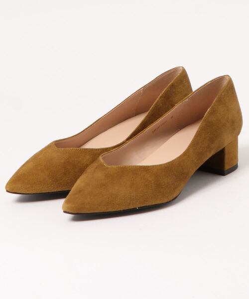 Au BANNISTER(オゥバニスター)の「【販売店舗限定】ブロックヒールパンプス(パンプス・レディース・ブラック/グレー/ブルー/マスタード・38/39/35/36/37)」の2枚目の写真
