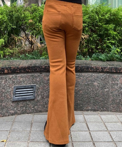 SPIGA（スピーガ）の「裏ﾌﾘｰｽｾﾝﾀｰｽﾘｯﾄﾍﾞﾙﾎﾞﾄﾑ（その他パンツ・レディース・ブラック/ブラウン・FREE）」の12枚目の写真