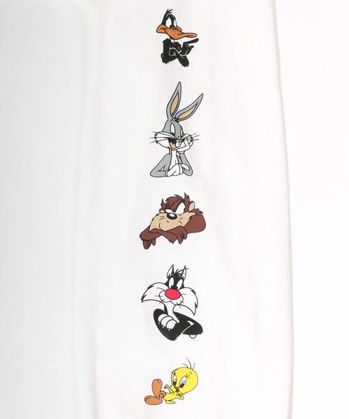 Looney Tunes/ルーニー・テューンズ キャラクター袖プリント